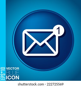 postal envelope sign. e-mail symbol . icon envelope.