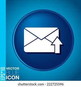 postal envelope sign. e-mail symbol . icon envelope.
