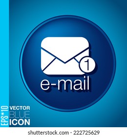 postal envelope sign. e-mail symbol . icon envelope.