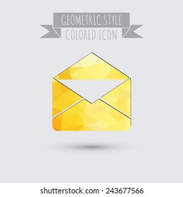 postal envelope sign. e-mail symbol . icon envelope.