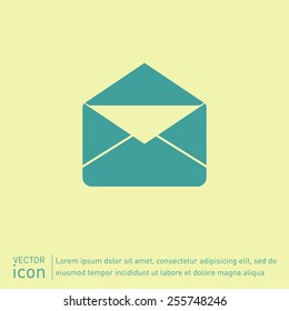 postal envelope sign. e-mail symbol . icon envelope.