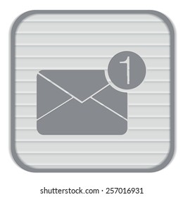 postal envelope sign. e-mail symbol . icon envelope.