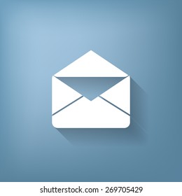 postal envelope sign. e-mail symbol . icon envelope.