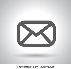 postal envelope sign. e-mail symbol . icon envelope.