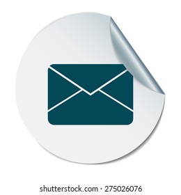 postal envelope sign. e-mail symbol. icon envelope.