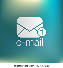 postal envelope sign. e-mail symbol . icon envelope.