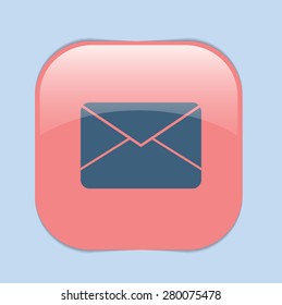 postal envelope sign. e-mail symbol . icon envelope.