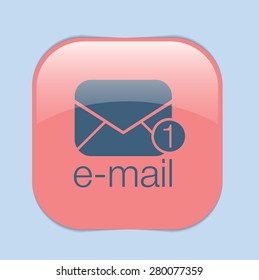 postal envelope sign. e-mail symbol . icon envelope.
