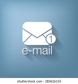 postal envelope sign. e-mail symbol . icon envelope.