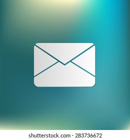 postal envelope sign. e-mail symbol . icon envelope.