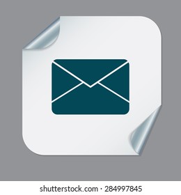 postal envelope sign. e-mail symbol . icon envelope.