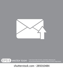 postal envelope sign. e-mail symbol . icon envelope.