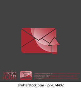 postal envelope sign. e-mail symbol . icon envelope.
