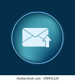 postal envelope sign. e-mail symbol . icon envelope.