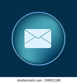 postal envelope sign. e-mail symbol . icon envelope.