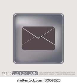 postal envelope sign. e-mail symbol . icon envelope.