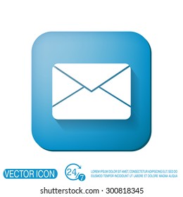 postal envelope sign. e-mail symbol . icon envelope.