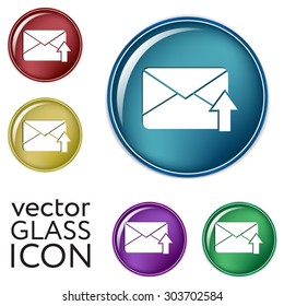 postal envelope sign. e-mail symbol . icon envelope.