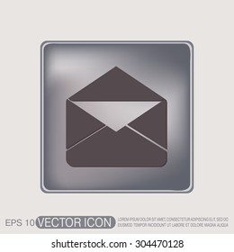 postal envelope sign. e-mail symbol . icon envelope.