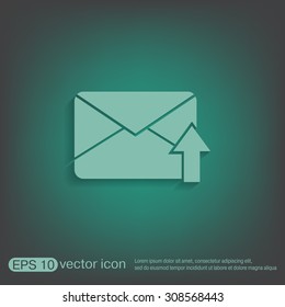 postal envelope sign. e-mail symbol . icon envelope.