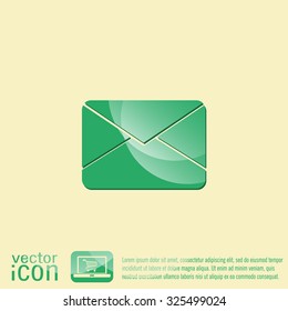 postal envelope sign. e-mail symbol . icon envelope.