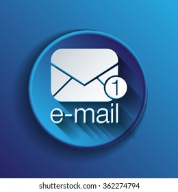 postal envelope sign. e-mail symbol . icon envelope.