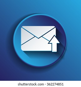 postal envelope sign. e-mail symbol . icon envelope.