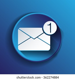 postal envelope sign. e-mail symbol . icon envelope.