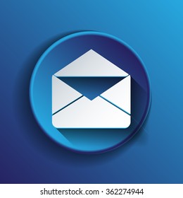 postal envelope sign. e-mail symbol . icon envelope.