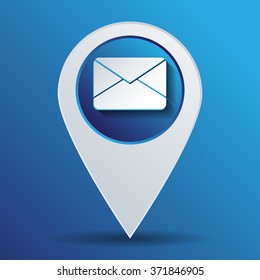 postal envelope sign. e-mail symbol . icon envelope.