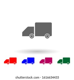 Postal machine multi color icon. Simple glyph, flat vector of web icons for ui and ux, website or mobile application