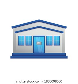 postal office service mail envelope courier icon vector illustration