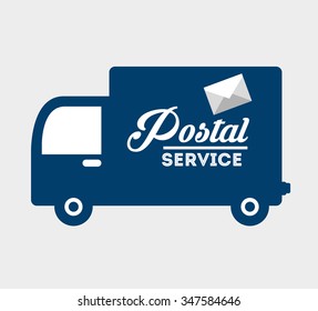 postal service design, vector illustration eps10 graphic 