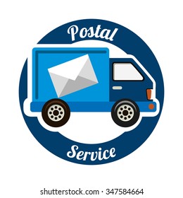 postal service design, vector illustration eps10 graphic 