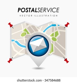 postal service design, vector illustration eps10 graphic 