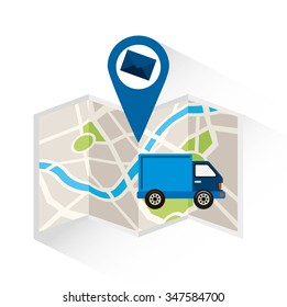 postal service design, vector illustration eps10 graphic 