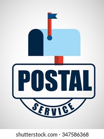 postal service design, vector illustration eps10 graphic 