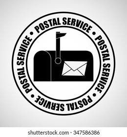postal service design, vector illustration eps10 graphic 