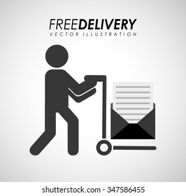 postal service design, vector illustration eps10 graphic 
