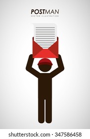 postal service design, vector illustration eps10 graphic 