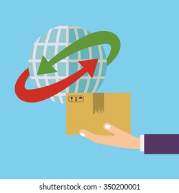 postal service design, vector illustration eps10 graphic 