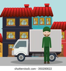 postal service design, vector illustration eps10 graphic 