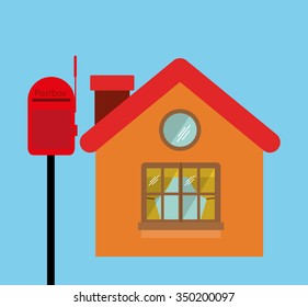 postal service design, vector illustration eps10 graphic 