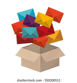 postal service design, vector illustration eps10 graphic 