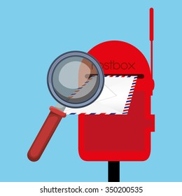 postal service design, vector illustration eps10 graphic 