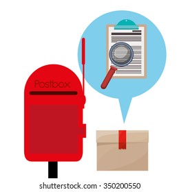 postal service design, vector illustration eps10 graphic 