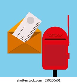 postal service design, vector illustration eps10 graphic 