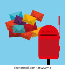 postal service design, vector illustration eps10 graphic 