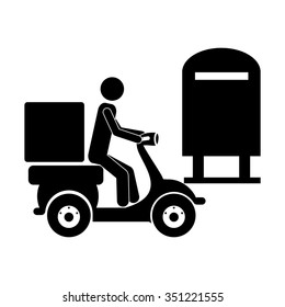 postal service design, vector illustration eps10 graphic 