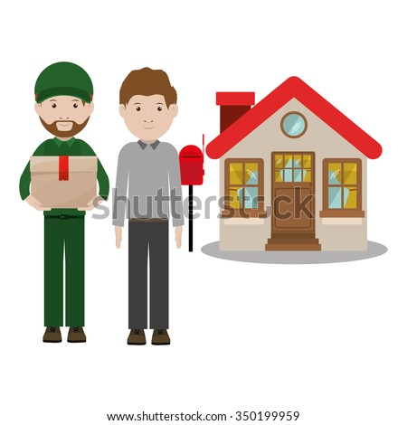 postal service design, vector illustration eps10 graphic 